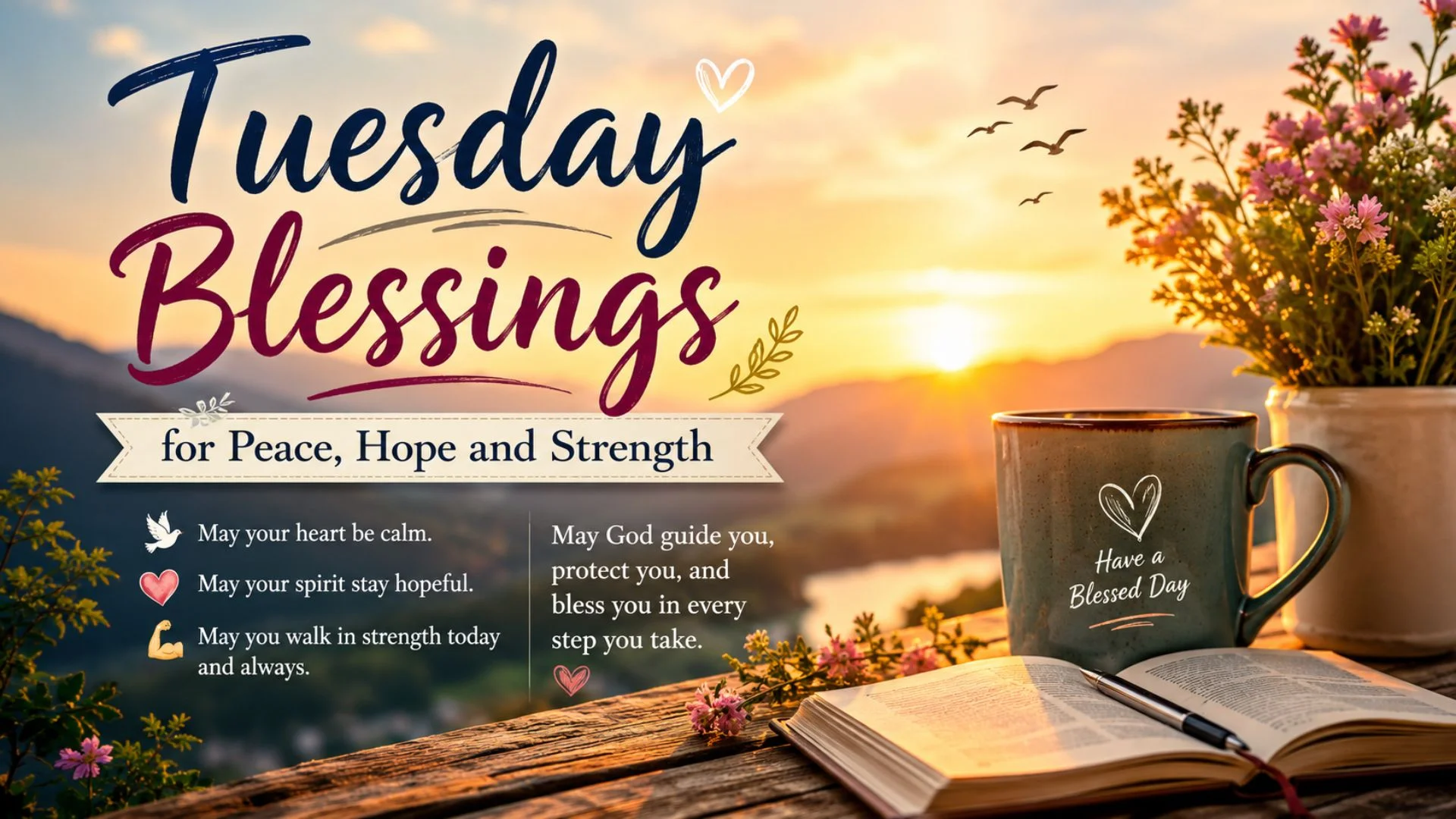 Tuesday Blessings for Peace, Hope and Strength
